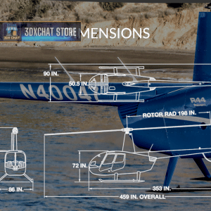 Helicopter Robinson R44…