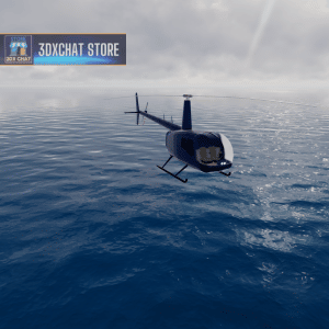 Helicopter Robinson R44…