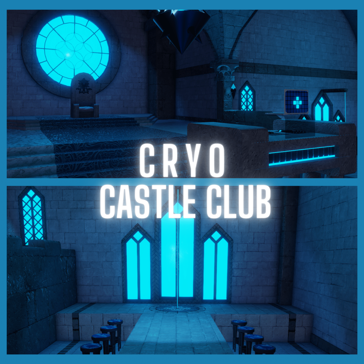 3DX Chat KittyPool A castle turned into a cool-themed nightclub.