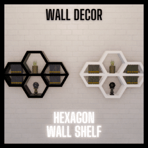 Hexagonal Wall Shelf