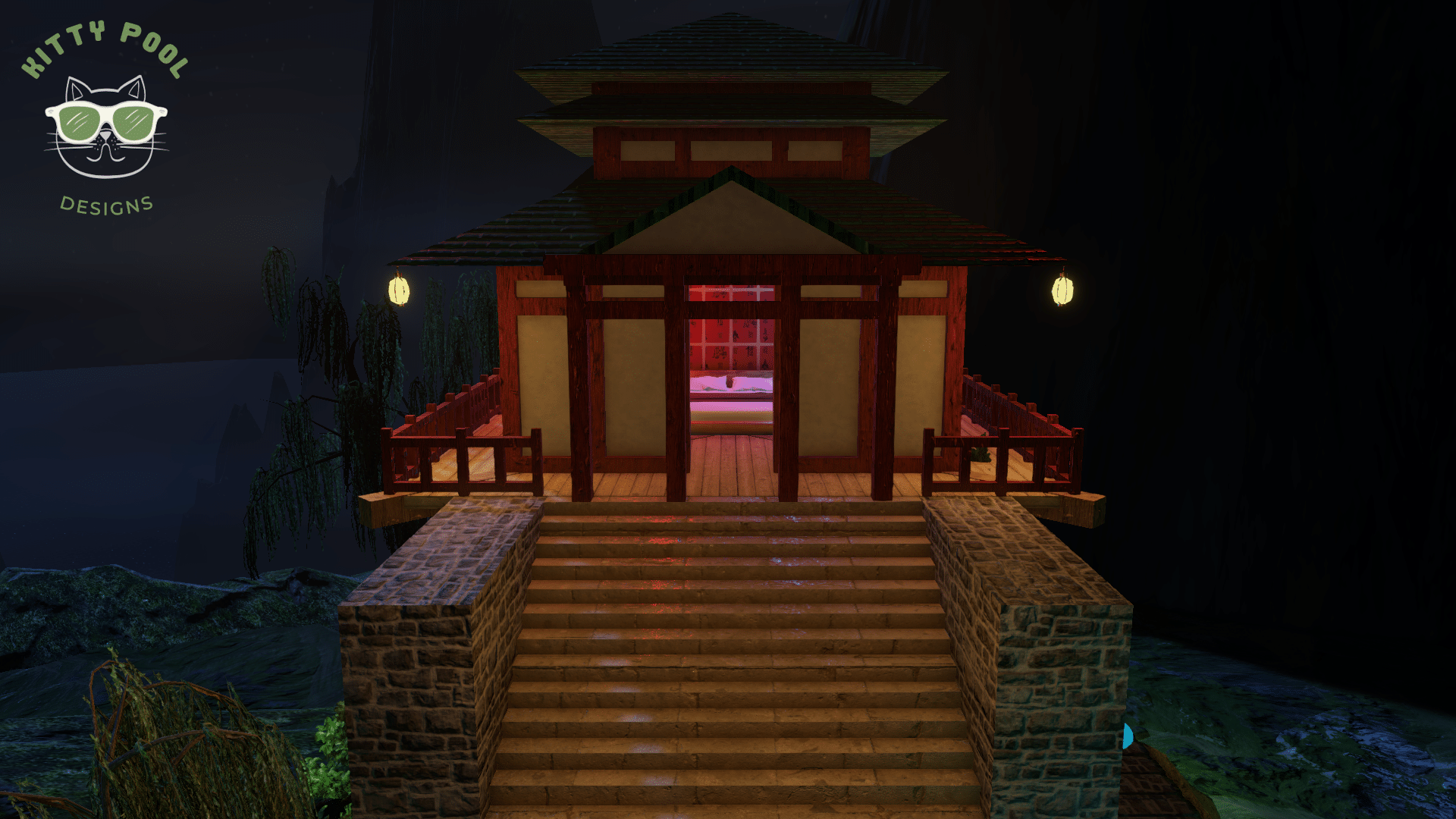 3DX Chat KittyPool Hidden on top of a mountain, your very own private Zen retreat.