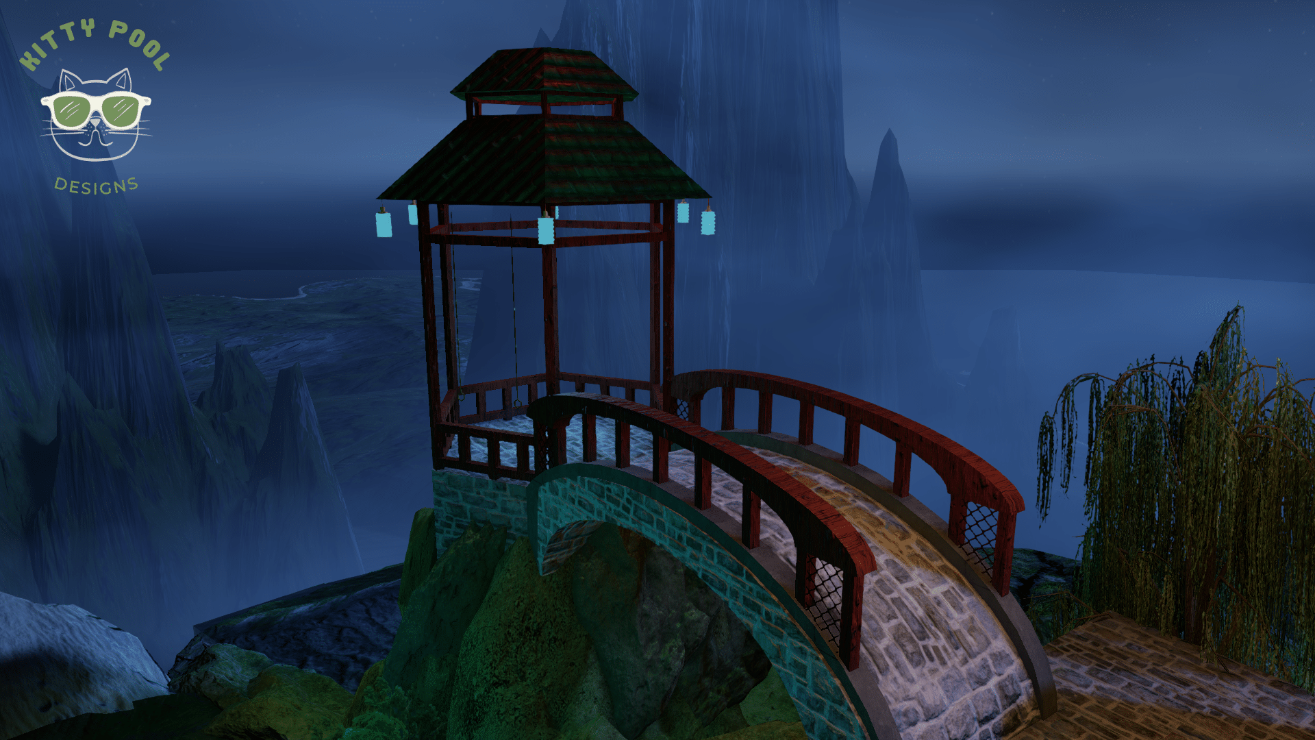 3DX Chat KittyPool Hidden on top of a mountain, your very own private Zen retreat.