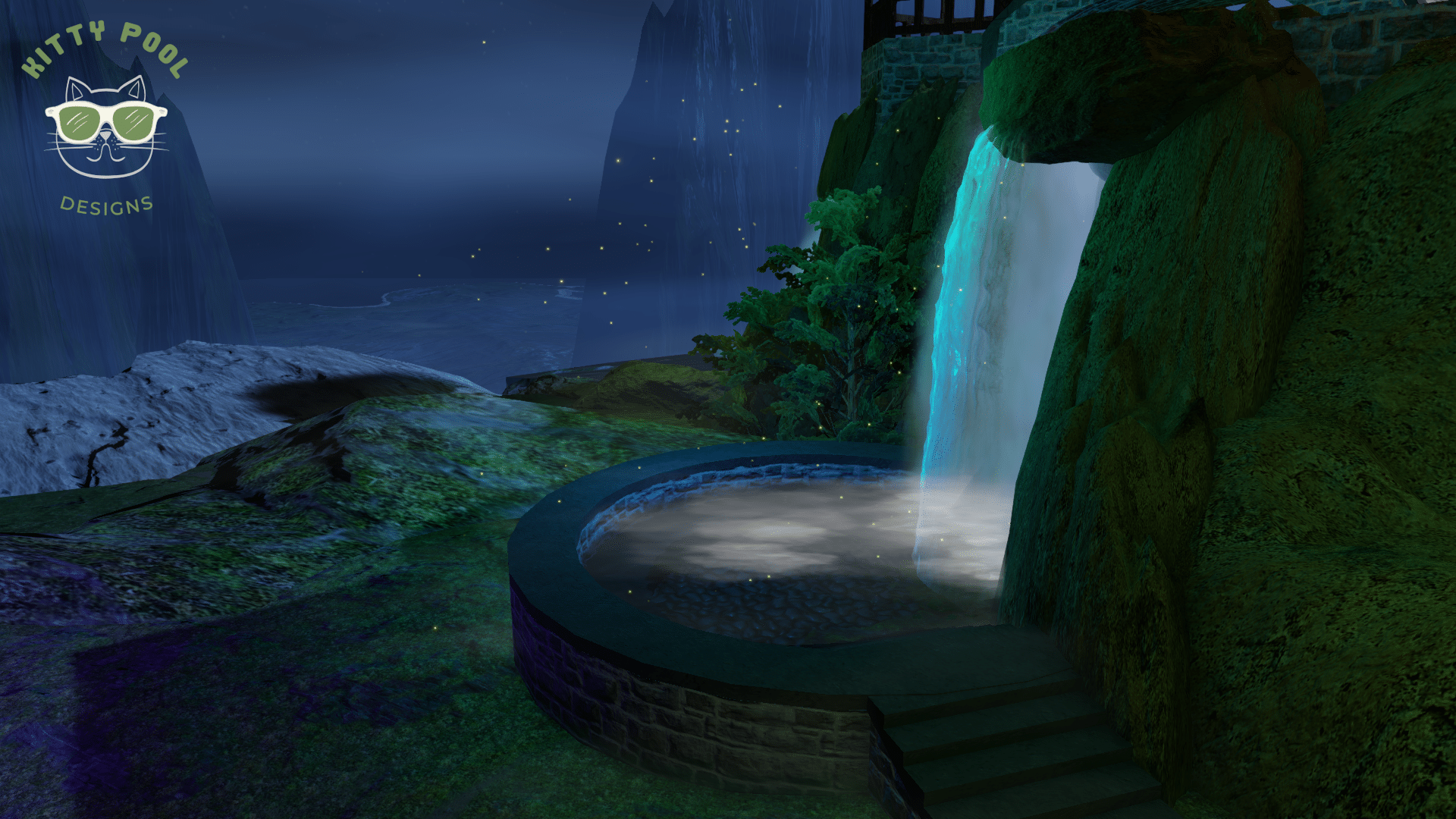 3DX Chat KittyPool Hidden on top of a mountain, your very own private Zen retreat.