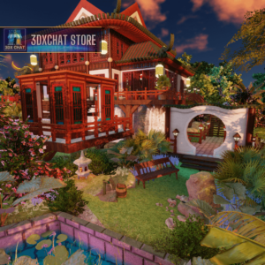 Chinese Waterfall House…