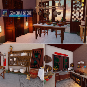 Chinese Waterfall House…