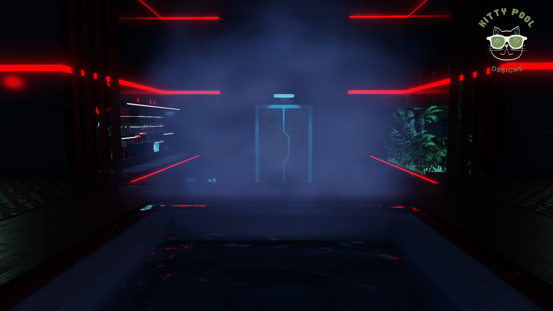 3DX Chat Cyberpunk Room by KittyPool