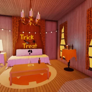 3DXChat Treehouse Halloween Winner Room 2024
