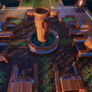 CHILL AREA WITH FOUTAIN