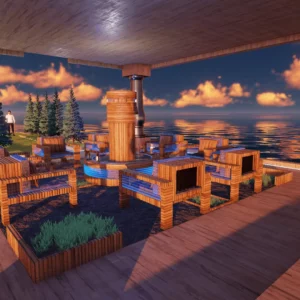 CHILL AREA WITH FOUTAIN