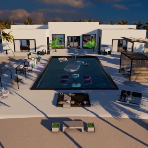 Beach House Pool Party