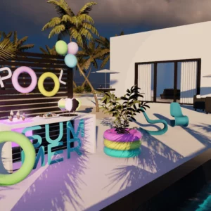 Beach House Pool Party