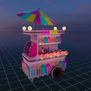 Cute Ice Cream Trolley by Kismet