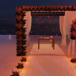 BEACH WEDDING AND HONEY MOON