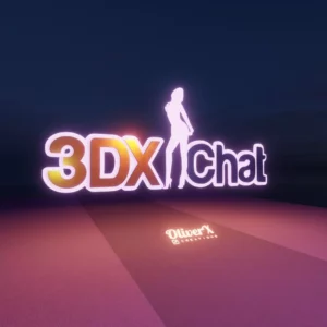 3DXChat logo in relief