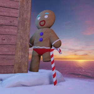 Gingy with sugar cane