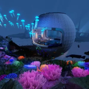 Beneath The Surface – Futuristic Underwater House Concept