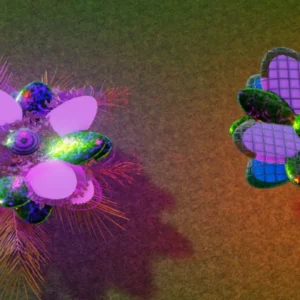 Vallata Porpora Stone Flowers