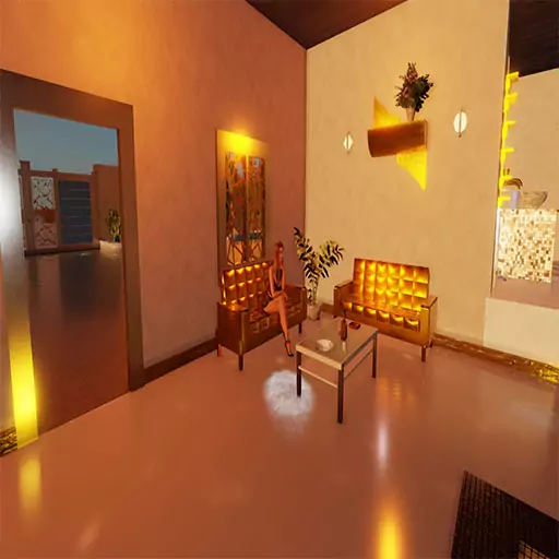 living room perspective