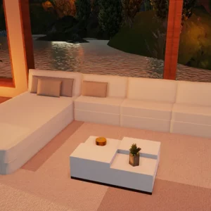 LIVING ROOM WITH FIREPLACE