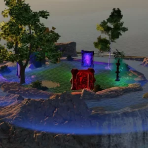 Floating Island with portals…