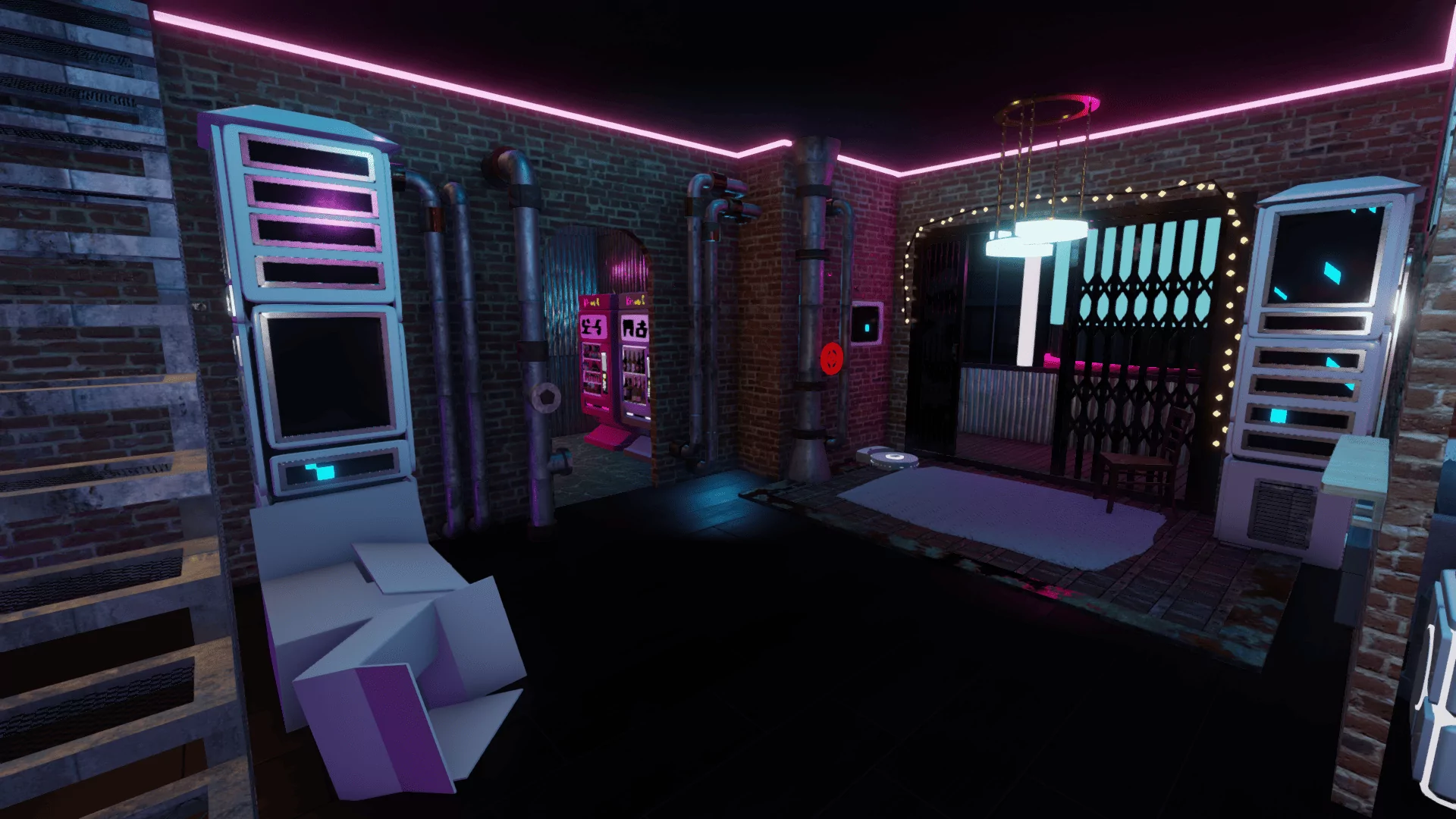 Neon Cyberpunk Apartment Kismet (10)