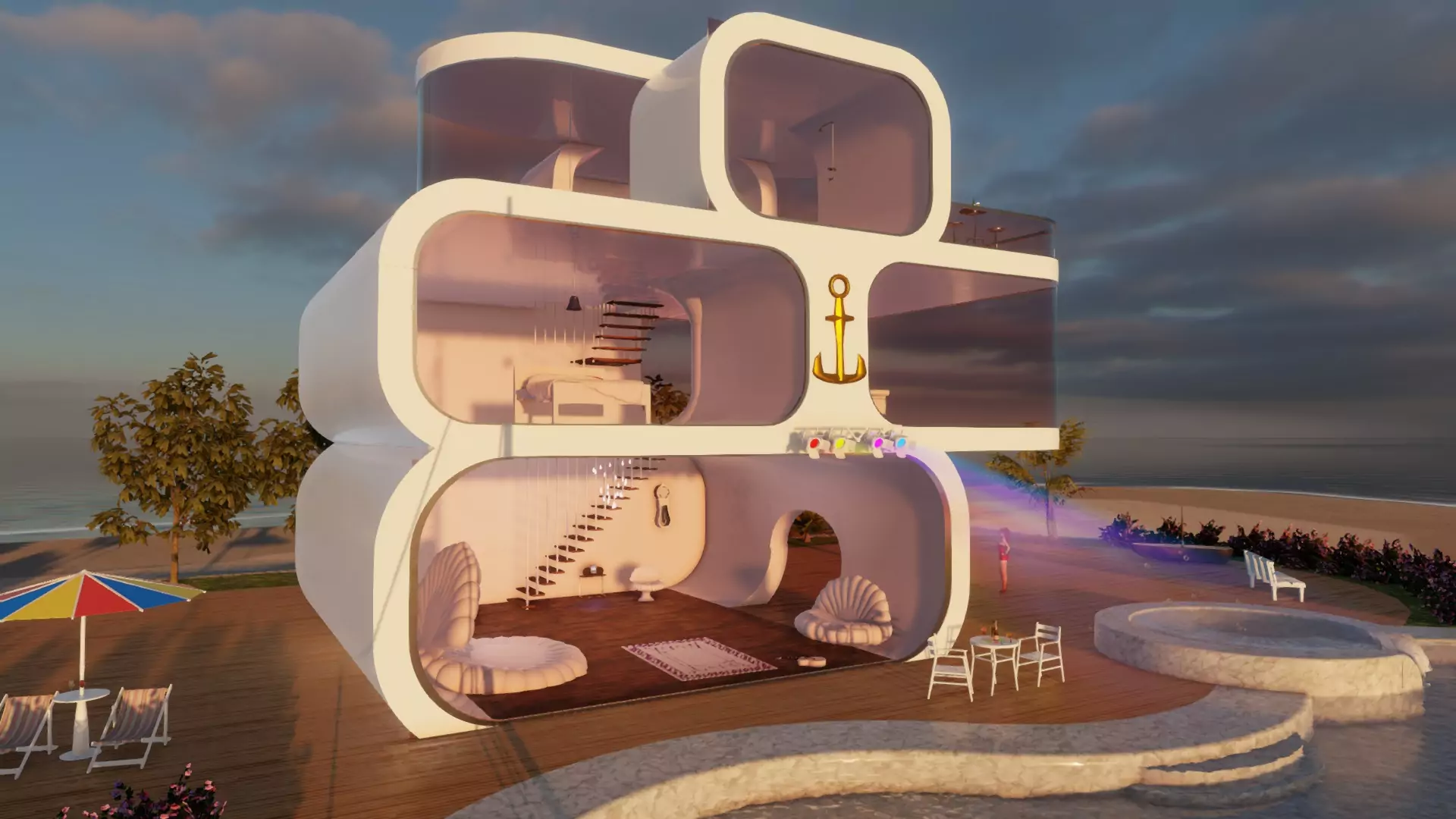 The beach villa pic 1