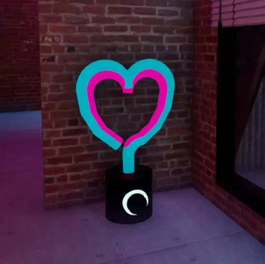 love standing lighting