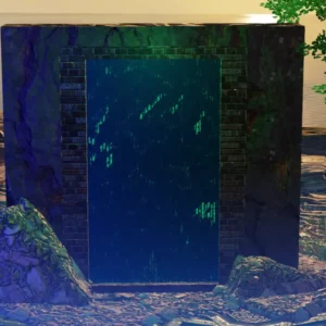 Floating Island with portals…