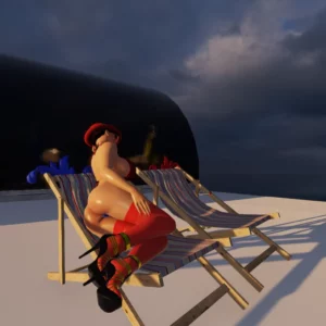 3 Single Hot Tub Poses