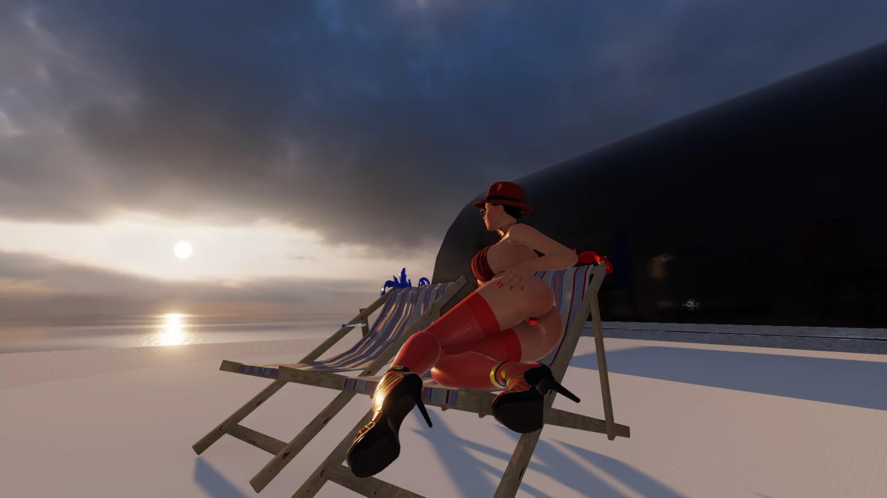 left side Lawn Chail