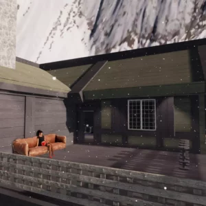 Tiny house in the mountains