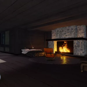 Tiny house in the mountains