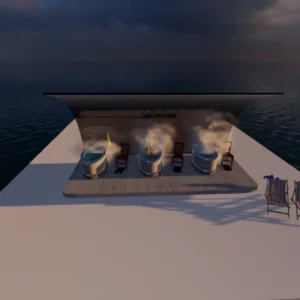 3hot tube 2 lawn chair