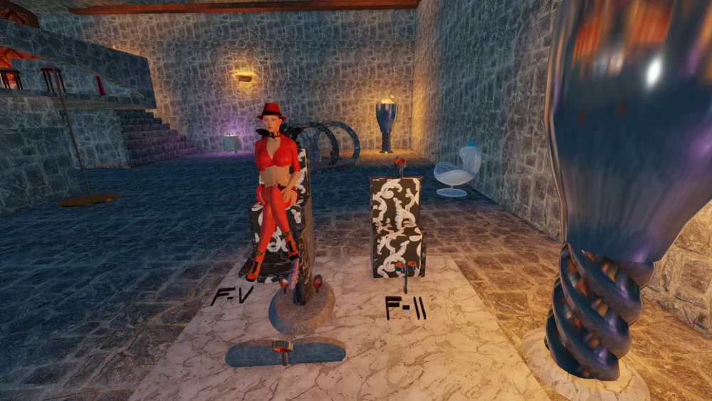 Mistress sitting leg crossed