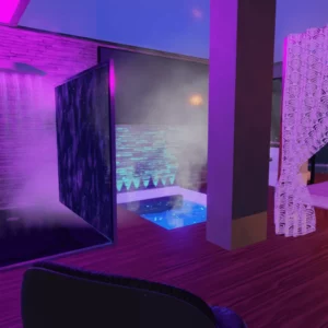 cabin on a deserted island