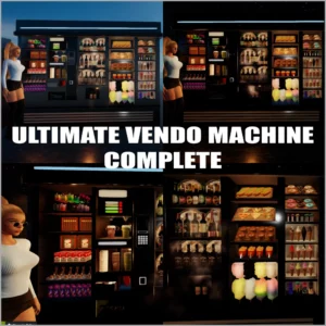 4 ULTIMATE VENDO MACHINES + FRIDGE…