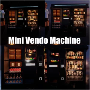 4 ULTIMATE VENDO MACHINES + FRIDGE…
