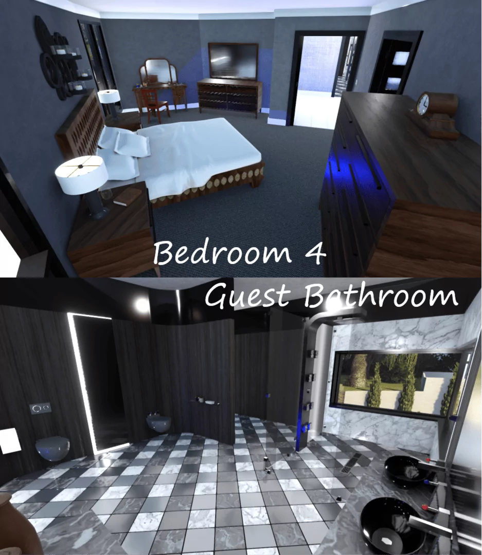 bedroom4 guest bathroom