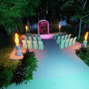 Beach Oasis Wedding by Vaper…