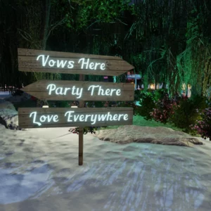 Beach Oasis Wedding by Vaper…