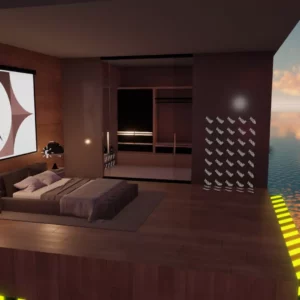 Custom Bedroom with Closet Set…