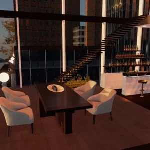 MODERN APARTMENT ON THE BRIDGE BY PaulaDesyne