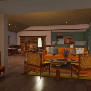 1B1Br Desert Home Furnished…