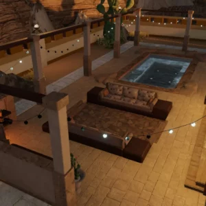 1B1Br Desert Home Furnished…