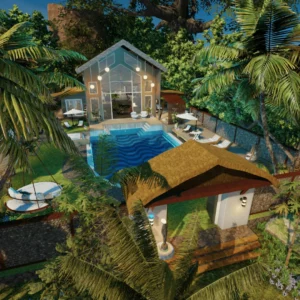 Tropical Mountain Luxe Loft…