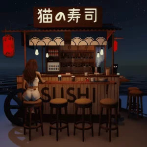 (Vending) Vintage Japanese Sushi Tr…