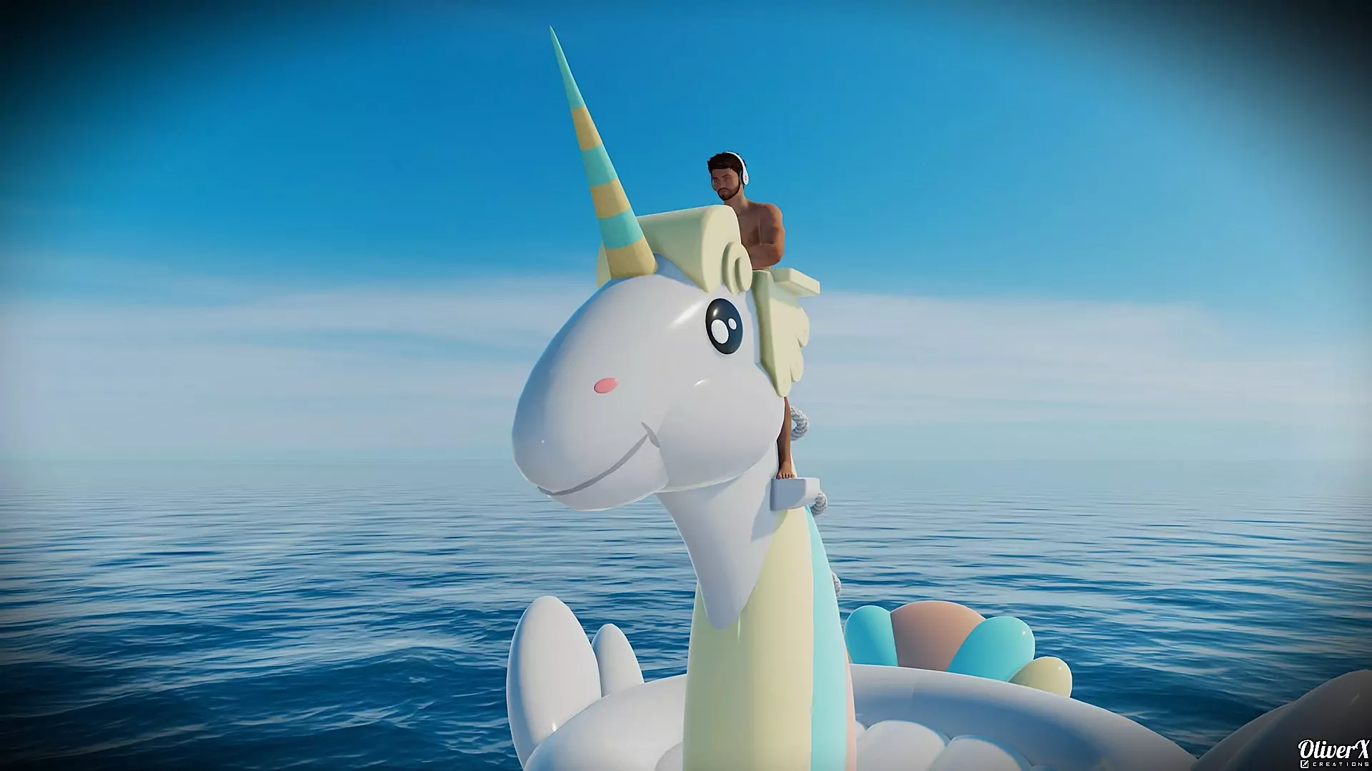 Unicorn pose E