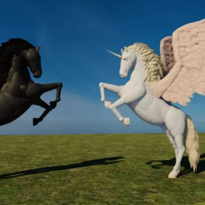 Unicorn vs Stallion by Queen