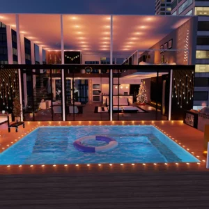 MODERN CHRISTMAS APARTMENT ON THE BRIDGE BY PaulaDesyne