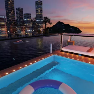 MODERN CHRISTMAS APARTMENT ON THE BRIDGE BY PaulaDesyne